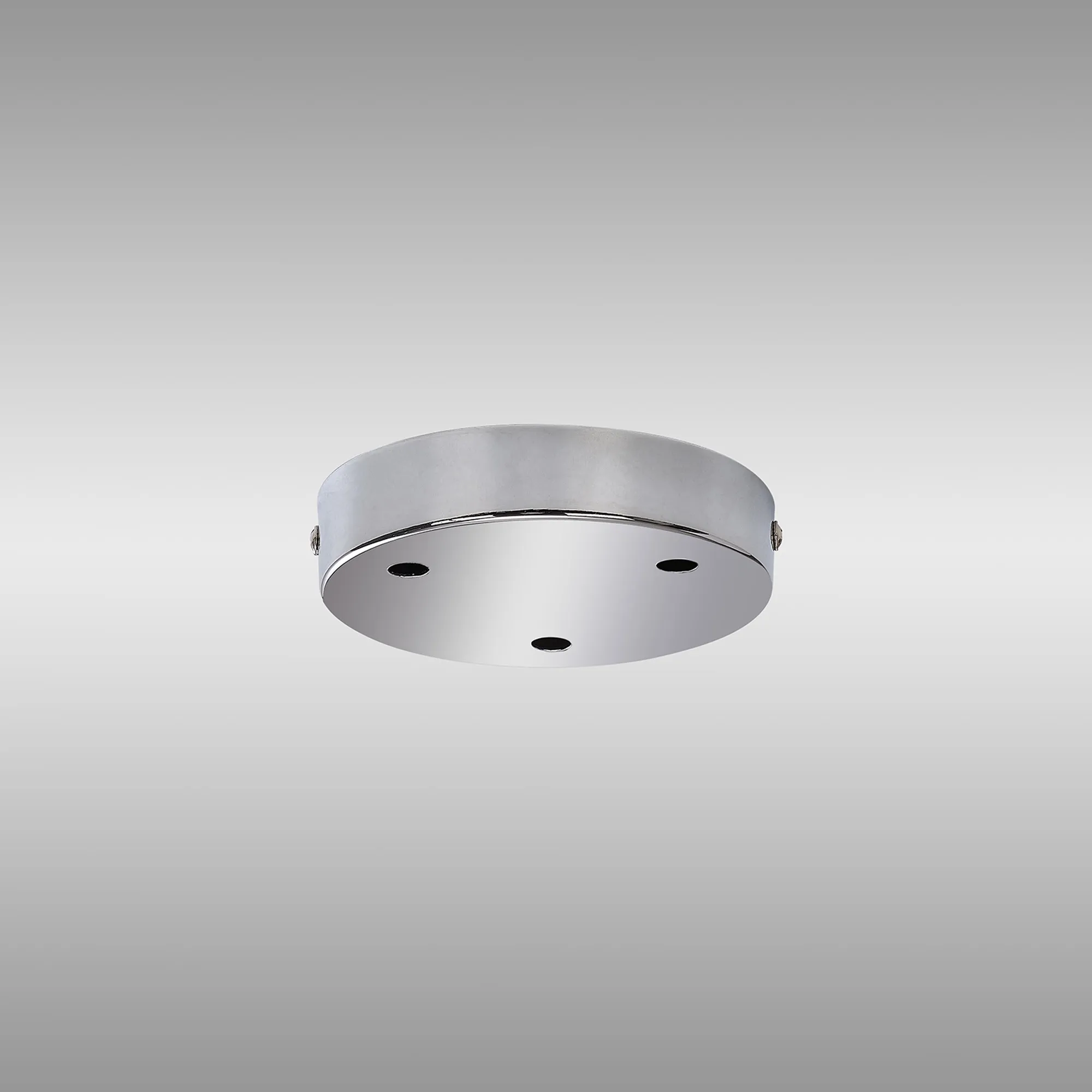 Hayes 3 Hole 12cm Round Ceiling Plate Polished Chrome Stainless Steel D0827CH  Deco Hayes Chrome